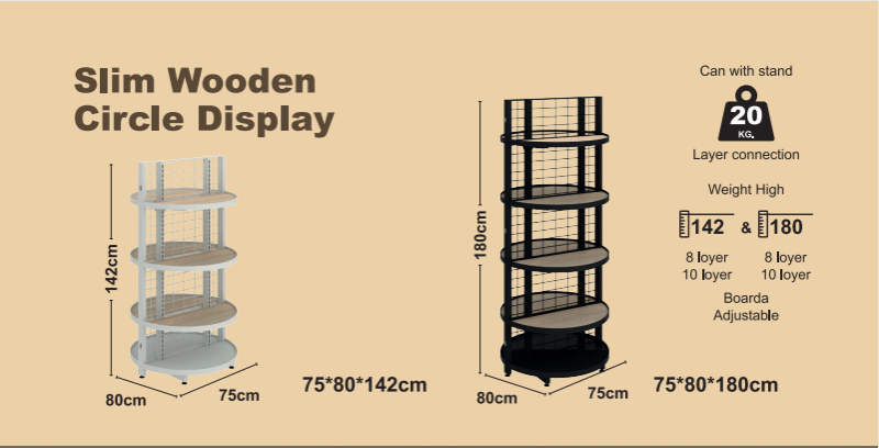 L'affichage du cercle en bois